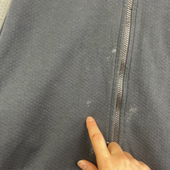 Puma Classics Tech Fleece Full Zip Long Sleeve Jacket Mens Sz XL Black / Grey ** - Picture 7 of 16